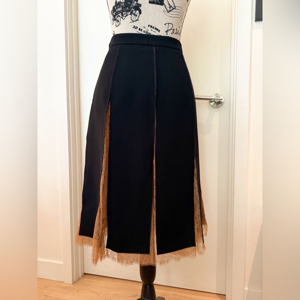 Michael Kors Collection Black and Tan Skirt - Picture 3 of 7